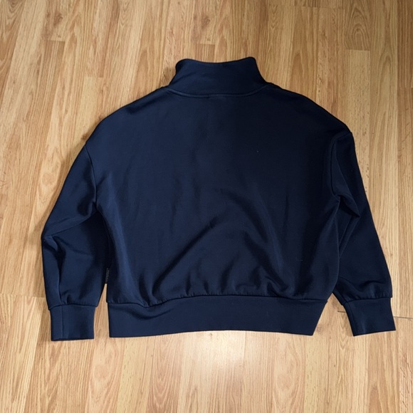 Varley Hawley Half Zip Sweatshirt Size Medium Navy Blue - Picture 6 of 7